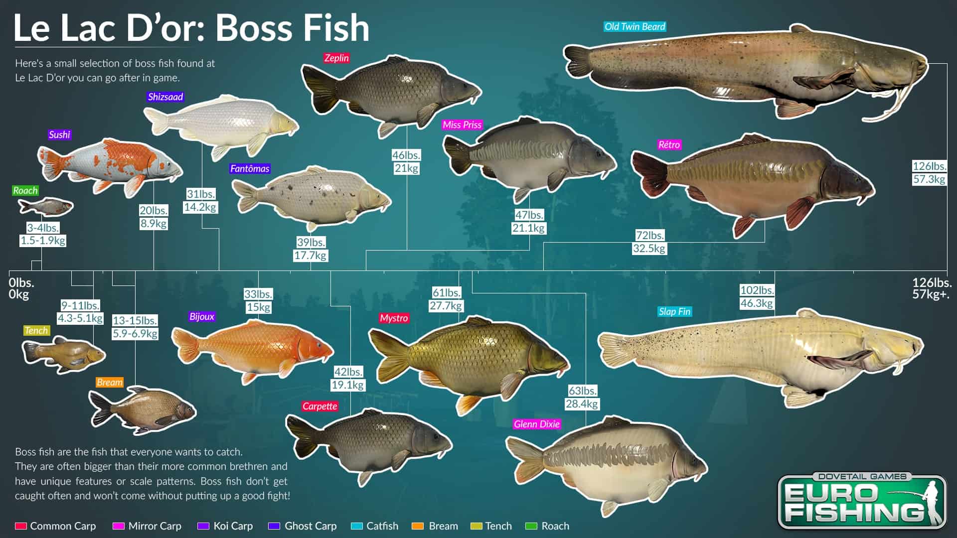 Euro Fishing Le Lac d'or boss fish