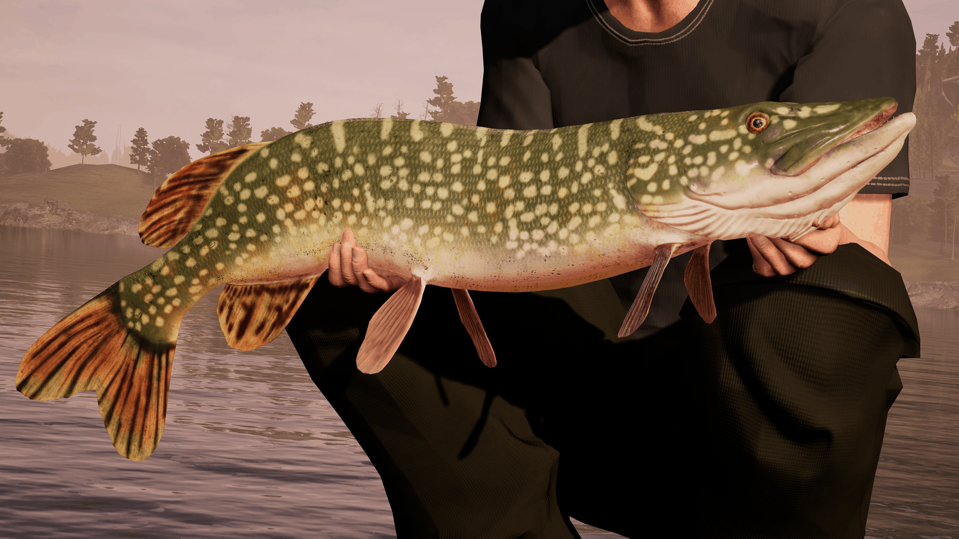 Got my first fish in Dovetail Games Fishing Sim World (PS4) I'm